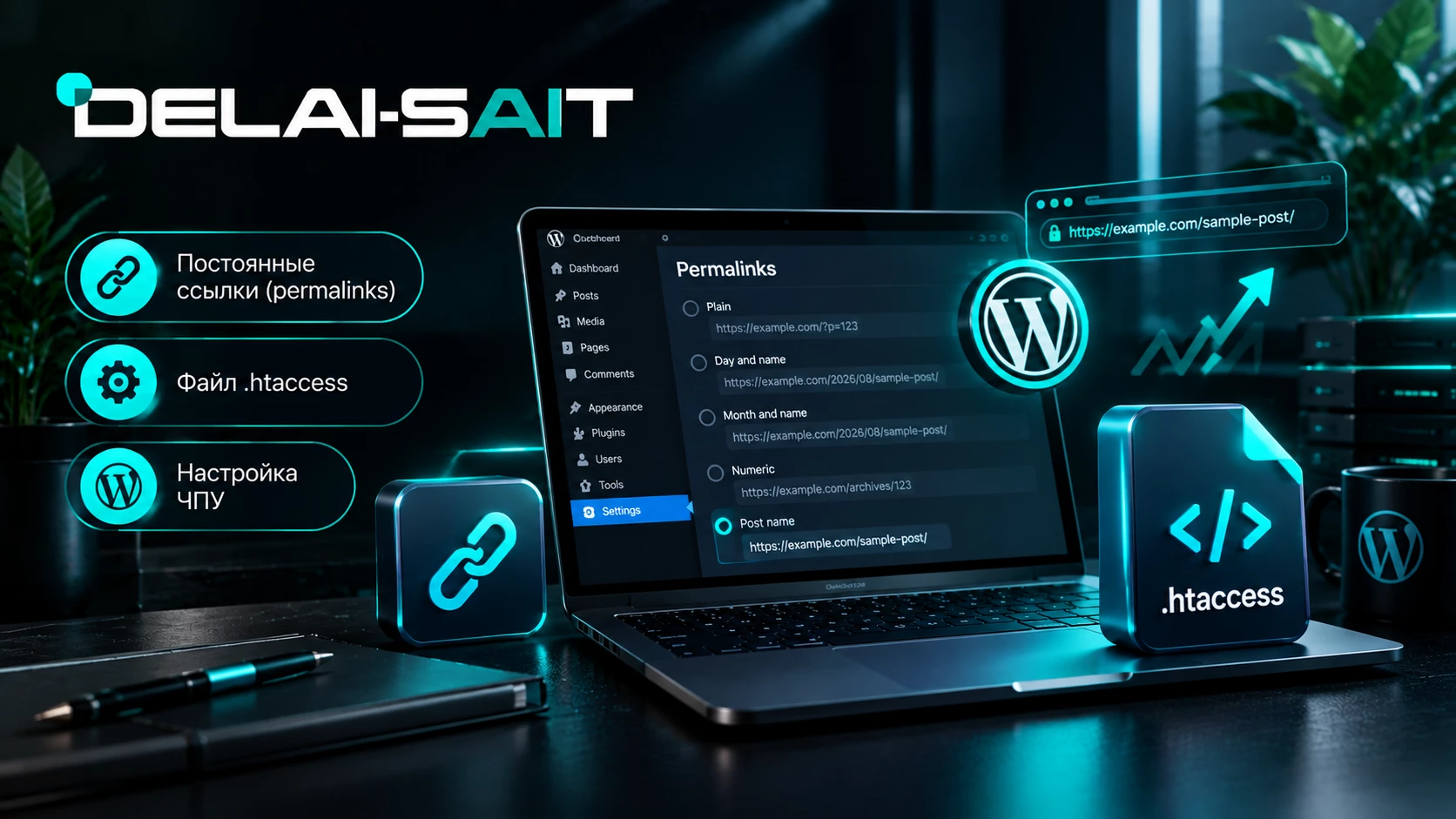ЧПУ и настройка ссылок WordPress: permalinks и .htaccess