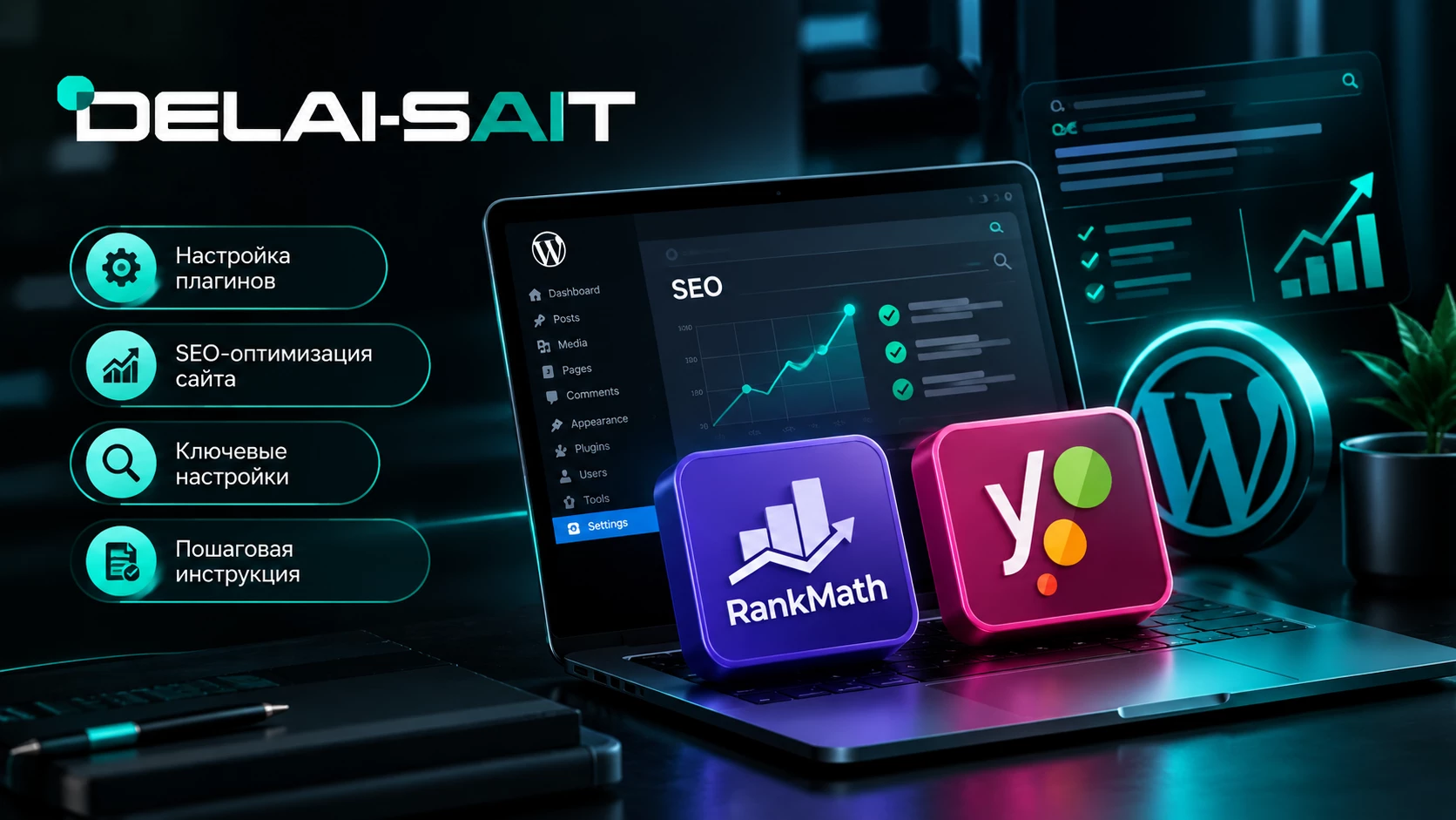 SEO-плагин для WordPress: настройка Rank Math и Yoast по шагам