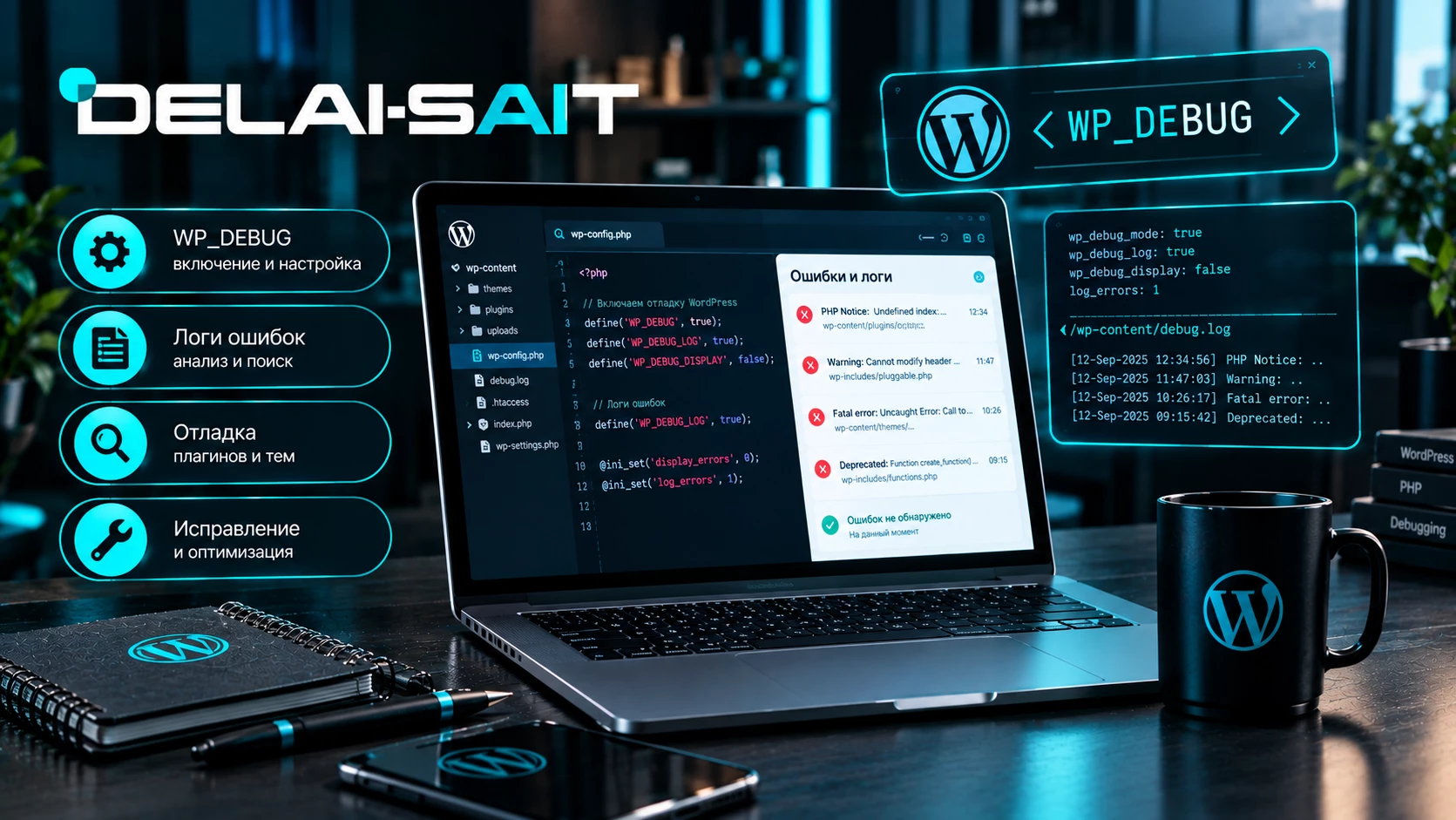 WP_DEBUG и отладка WordPress: как найти и исправить ошибки