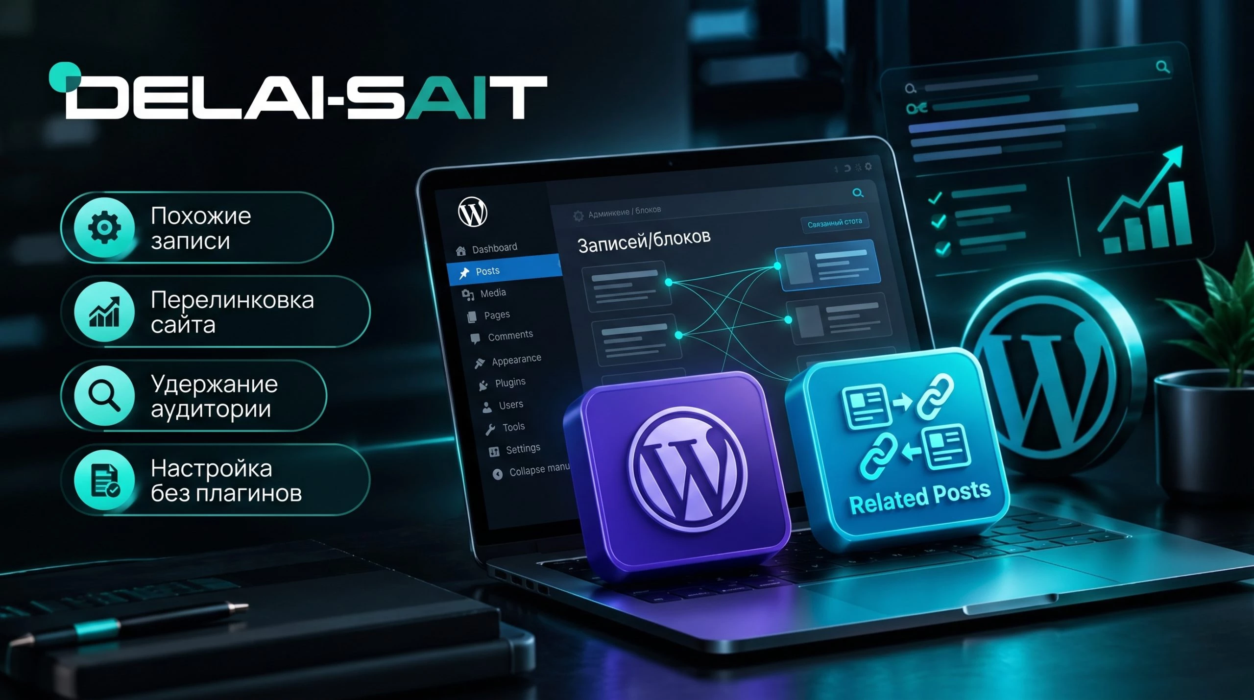 Связанные записи в WordPress: как вывести похожие статьи